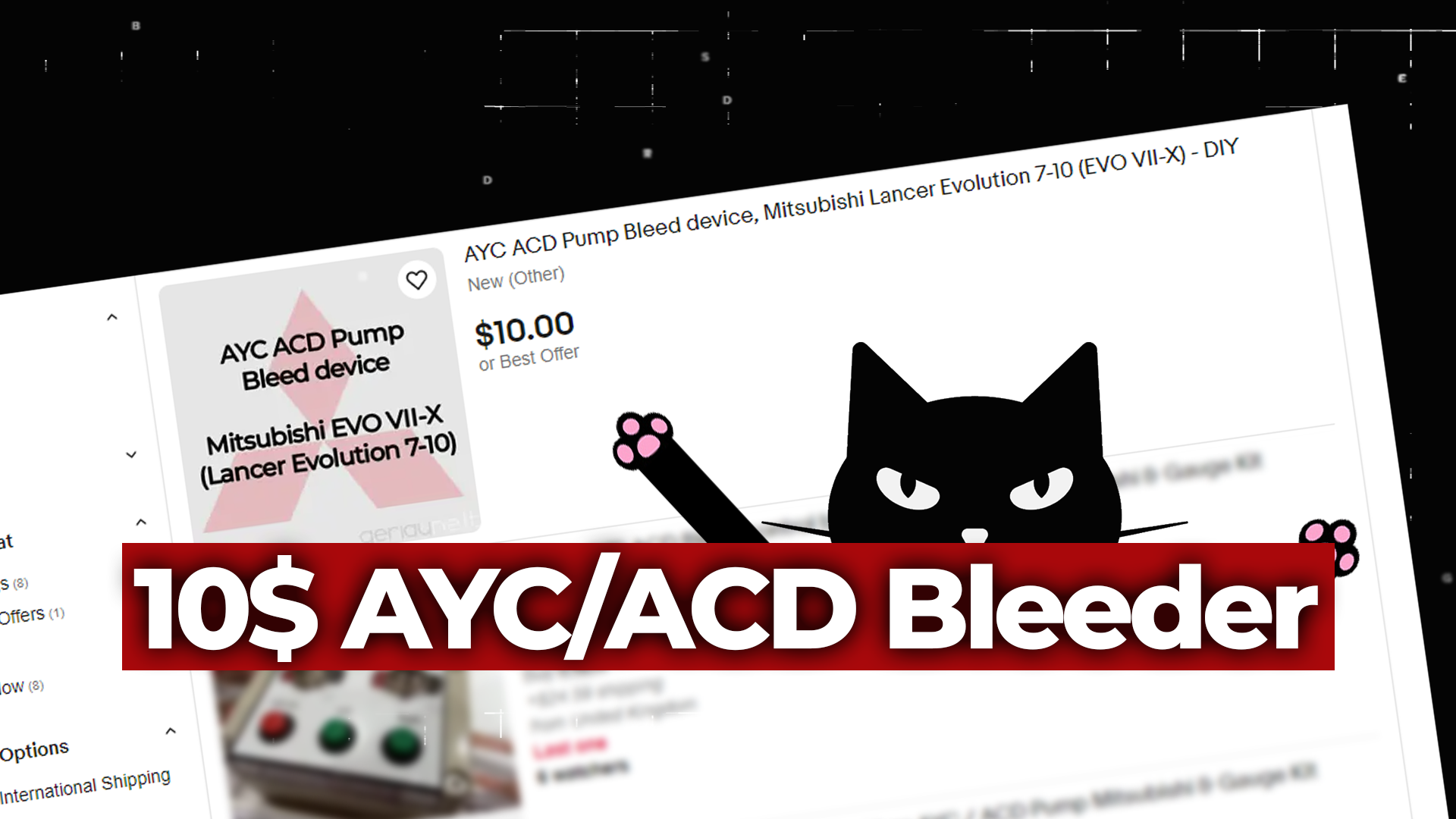 EVO X – AYC/ACD DIY pump bleed tool