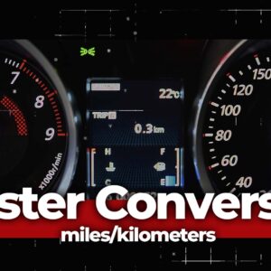 CLUSTER CONVERSION (miles/km) + cluster dumps