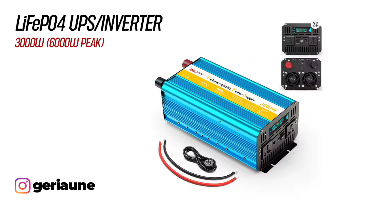 Budget LiFePO4 battery UPS